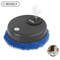 Robô Esfregão Automático Mop Preto Bivolt Bivolt