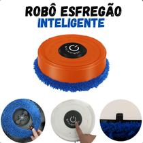Robô Esfregão Passa Pano Recarregável Preto Bivolt