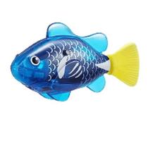 Robo Fish Azul e Amarelo (Robo Alive Zuru) - Peixe Robô