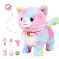 Robô Gato de Pelúcia Interativo Jimate - Brinquedo Eletrônico