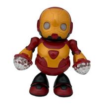Robô Homem de Ferro Dançarino com Luz e Som Brinquedo Menino - WellKids