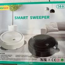 Robô inteligente 3 em 1 com sensor, Aspirador, varre e esfrega