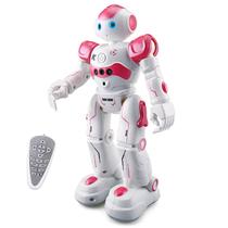 Robô Inteligente WEECOC com Sensor de Gestos - Brinquedo Rosa para Meninas