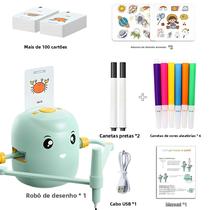 Robô Interativo De Desenho Para Crianças, Brinquedo Educacional Inteligente Para Pintura, Presente Robô Interativo De Desenho Para Crianças, Brinquedo Educacional Inteligente Para Pintura, Presente