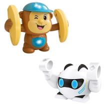 Robô Interativo Musical e Giratório Luzes Brinquedo