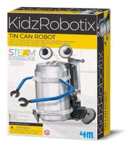 Robô Latinha Brinquedo Educativo 4m Kidz Robotix - Kosmika