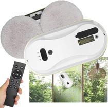 Robo Limpa Vidro Janela Espelho Box Azulejo Vidraça Vitrine Reservatorio Controle Antiqueda Limpeza 90W Resistente Casa Porta Predio
