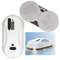 Robo Limpa Vidros Janelas Limpador Reservatorio Controle Antiqueda Limpeza 90W Resistente Casa Predio Porta Box Azulejo Espelho Vidraça Vitrine