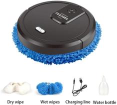 Robô limpador 3 em 1 para varrer e umedecer Pêlos de animais, carpetes e pisos Limpeza seca e úmida - SANLIN BEANS