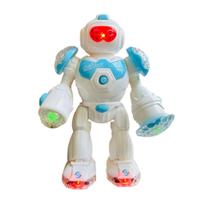 Robô Musical Infantil Com movimentos Pernas e Braços Luzes 4D e Sons Rosa Azul Envio Rápido!