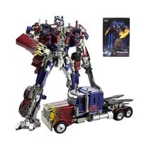 Robô Optimus Prime Transformável 30cm - Brinquedo de Liga Metálica para Crianças