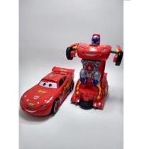 Robô Relâmpago Mcqueen Transformers Brinquedo Carrinho Carro - Toy King