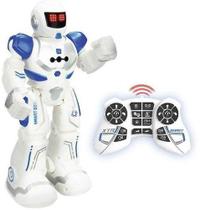 Robô Smart Xtrem Bots - Controle Remoto 20 funcões Led Facial , Controle por gestos , Som - Fun - Brinquedos Chocolate