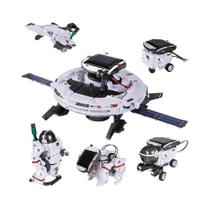 Robô Solar Infantil 12 em 1 - Kit de Construção DIY para Experimentos Científicos