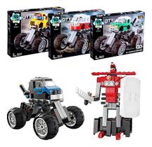 Robô Transformer 2 em 1 Carro de Corrida em Blocos De Montar Lego
