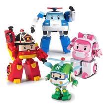 Robocar Poli - Pacote com 4 Robôs Transformáveis para Crianças (1 a 5 anos)