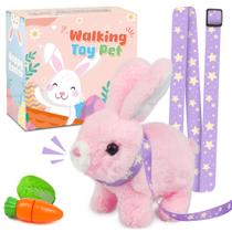 Robot Bunny Pal Voichic My Realistic Rabbit Toy Pink