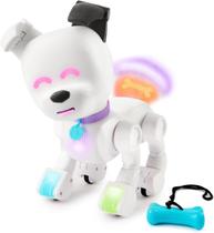 Robot Dog Dog-E interativo com luzes LED coloridas