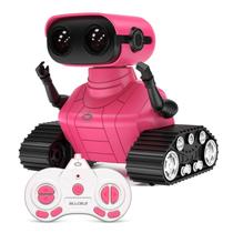 Robot Toy ALLCELE RC recarregável para crianças com música e LED