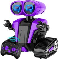 Robot Toy MindPal Emo com controle remoto recarregável roxo