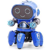 Robot Toy Shxx Six-claw Electric Dance com música pop leve Robot Toy Shxx Six-claw Electric Dance com música pop leve