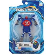 Robot WATCH POP TOYS Relogio e Robo 2 em 1 Azul Multikids BR1906