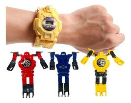 Robot Watch Pop Toys Relógio E Robo 2 Em 1 Multikids