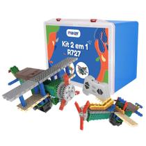 Robótica Educacional Avião Controle Brinquedo Kit 2 em 1 - R727