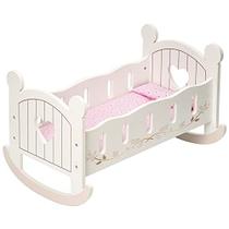 ROBUD Baby Doll Crib, brinquedos de cama de boneca de bebê, Fits até 18 polegadas acessórios de boneca