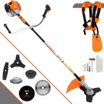 Roçadeira 6 Em 1 À Gasolina Vulcan VR520H Alta Performance 52cc 2,5HP 10.000rpm Com Carretel de Nylon e Lâmina 3 Pontas + Lâmina 2 Pontas, Lâmina 40 Dentes, Lâmina 80 Dentes e Escova de Aço Circular Roçadeira 6 Em 1 À Gasolina Vulcan VR520H Alta Performance 52cc 2,5HP 10.000rpm Com Carretel de Nylon e Lâmina 3 Pontas + Lâmina 2 Pontas, Lâmina 40 Dentes, Lâmina 80 Dentes e Escova de Aço Circular