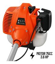 Roçadeira 75cc 3.6hp Nakasaki Com Motopoda 8 Em 1 Nk750pro Roçadeira 75cc 3.6hp Nakasaki Com Motopoda 8 Em 1 Nk750pro