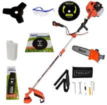 Roçadeira 75cc a Gasolina 3,6hp Profissional 6 em 1 Multifuncional, Potente e Robusta Roçadeira 75cc a Gasolina 3,6hp Profissional 6 em 1 Multifuncional, Potente e Robusta