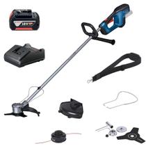 Roçadeira a Bateria GFR 18V-23 com Bateria 18V 4Ah e Carregador GAL BOSCH Roçadeira a Bateria GFR 18V-23 com Bateria 18V 4Ah e Carregador GAL BOSCH