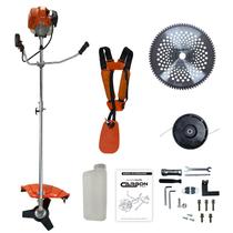 Roçadeira a Gasolina 2,5HP 52cc Cortador Aparador de Grama Profissional com Disco 40 Dentes Carbon Fak Roçadeira a Gasolina 2,5HP 52cc Cortador Aparador de Grama Profissional com Disco 40 Dentes Carbon Fak