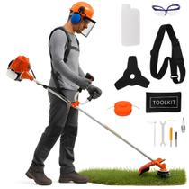 Roçadeira A Gasolina 75cc 3.6hp Nakasaki Profissional 2 Tempos Com Acessórios