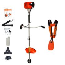 Roçadeira a Gasolina Aparador de Grama com Tubo Bipartido 52cc 2,5HP Profissional Carbon Fak