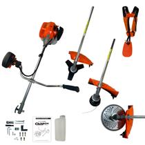 Roçadeira a Gasolina Bipartida 2,5HP 52cc Profissional com Disco 80 Dentes Carbon Fak