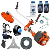 Roçadeira a Gasolina Husqvarna 545rx 45,7cc Motor X-torq Óleo e Misturador