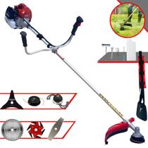 Roçadeira À Gasolina Profissional Kawashima BCJ431L 43cc 1,7HP Completa Com 6 Opções de Cortes Com Carretel Nylon + Lâmina 2 Pontas + Lâmina 3 Pontas + Lâmina 6 Pontas + Lâmina 40 Dentes + Trimmer Roçadeira À Gasolina Profissional Kawashima BCJ431L 43cc 1,7HP Completa Com 6 Opções de Cortes Com Carretel Nylon + Lâmina 2 Pontas + Lâmina 3 Pontas + Lâmina 6 Pontas + Lâmina 40 Dentes + Trimmer