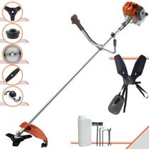 Roçadeira À Gasolina Tekna RL520ACNTK Motor 2T 52cc 2HP 9.000rpm Alta Performance Roçadeira Completa Com Carretel Nylon e Kit 4 Lâminas de Corte Roçadeira À Gasolina Tekna RL520ACNTK Motor 2T 52cc 2HP 9.000rpm Alta Performance Roçadeira Completa Com Carretel Nylon e Kit 4 Lâminas de Corte