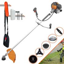 Roçadeira À Gasolina Tekna RL520P 52cc 2HP Com 5 Opções de Corte Com Carretel + Faca 2 Pontas + Faca 3 Pontas + Faca 80 Dentes + Escova de Aço Roçadeira À Gasolina Tekna RL520P 52cc 2HP Com 5 Opções de Corte Com Carretel + Faca 2 Pontas + Faca 3 Pontas + Faca 80 Dentes + Escova de Aço