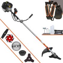 Roçadeira À Gasolina Terra GRH-430 43cc 2T 1,7HP de Potência 6.500rpm Aparador de Grama 5 Em 1 Com Carretel de Nylon e Lâmina 3 Pontas + Lâmina 2 Pontas + Lâmina 6 Pontas + Lâmina 40 Dentes Vídea Roçadeira À Gasolina Terra GRH-430 43cc 2T 1,7HP de Potência 6.500rpm Aparador de Grama 5 Em 1 Com Carretel de Nylon e Lâmina 3 Pontas + Lâmina 2 Pontas + Lâmina 6 Pontas + Lâmina 40 Dentes Vídea