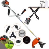 Roçadeira À Gasolina Vulcan VR330P 33cc 1,2HP Robusta Alta Performance Completa Para Todos os Tipo de Cortes Com Carretel + Faca 2 Pontas + Faca 3 Pontas + Faca 40 Dentes + Faca 80 Dentes + Trimmer Roçadeira À Gasolina Vulcan VR330P 33cc 1,2HP Robusta Alta Performance Completa Para Todos os Tipo de Cortes Com Carretel + Faca 2 Pontas + Faca 3 Pontas + Faca 40 Dentes + Faca 80 Dentes + Trimmer