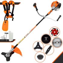 Roçadeira À Gasolina Vulcan VR520H 52cc 2,5HP 10.000rpm Completa Com 6 Opções de Cortes Com Cabeçote de Nylon + Faca 2 Pontas + Faca 3 Pontas + Faca 6 Pontas + Disco 40 Dentes Vídea + Disco 80 Dentes Roçadeira À Gasolina Vulcan VR520H 52cc 2,5HP 10.000rpm Completa Com 6 Opções de Cortes Com Cabeçote de Nylon + Faca 2 Pontas + Faca 3 Pontas + Faca 6 Pontas + Disco 40 Dentes Vídea + Disco 80 Dentes