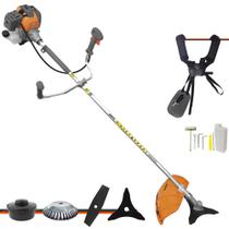 Roçadeira Aparador de Grama Tekna RL520-P À Gasolina 52cc 2HP 4 Em 1 Com Carretel + Lâmina 2 Pontas + Lâmina 3 Pontas + Escova Rotativa de Aço Roçadeira Aparador de Grama Tekna RL520-P À Gasolina 52cc 2HP 4 Em 1 Com Carretel + Lâmina 2 Pontas + Lâmina 3 Pontas + Escova Rotativa de Aço
