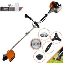 Roçadeira Aparador de Grama Terra GRHB430 Bi-Partido À Gasolina 2T 43cc 1,7HP 12.000rpm 5 Em 1 Com Carretel de Nylon + Faca 2 Pontas + Faca 3 Pontas + Faca 40 Dentes de Vídea + Escova Aço 38 Cerdas Roçadeira Aparador de Grama Terra GRHB430 Bi-Partido À Gasolina 2T 43cc 1,7HP 12.000rpm 5 Em 1 Com Carretel de Nylon + Faca 2 Pontas + Faca 3 Pontas + Faca 40 Dentes de Vídea + Escova Aço 38 Cerdas