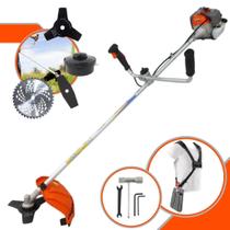 Roçadeira Aparador de Grama Vulcan VR330P À Gasolina 2T 33cc 1,2HP de Potência 10.000rpm Profissional Multifunções Com Carretel de Nylon + Lâmina Facão + Lâmina 3 Pontas + Lâmina 40 Dentes de Vídea Roçadeira Aparador de Grama Vulcan VR330P À Gasolina 2T 33cc 1,2HP de Potência 10.000rpm Profissional Multifunções Com Carretel de Nylon + Lâmina Facão + Lâmina 3 Pontas + Lâmina 40 Dentes de Vídea