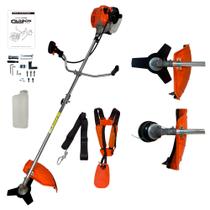 Roçadeira Bipartida Gasolina 2T 2,5HP 52cc Profissional FAK520RB Muito Potente Carbon Fak