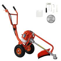 Roçadeira Com Carrinho A Gasolina 75CC Super Prático