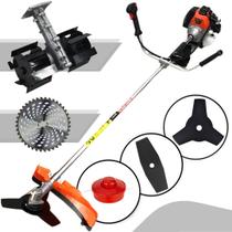 Roçadeira com Enxada Capinadeira a Gasolina Importway 5x1 de 3hp 63cc Superior a Toyama, Vulcan, Carbon Fak, Tekna...